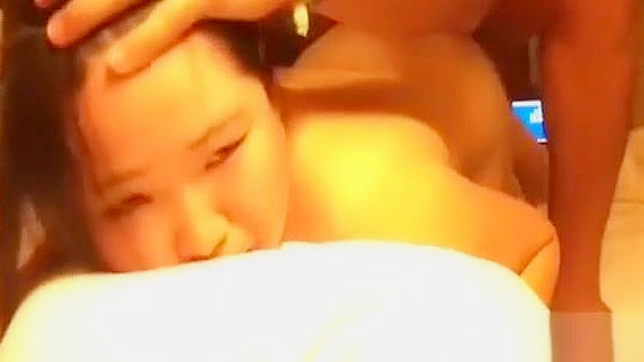 Asian Stepsister Bent Over and Fucked Hard by Her Perverted Stepbrother.