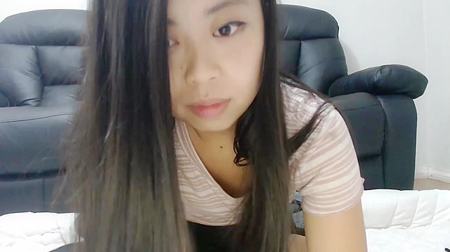 Pretty Japanese Teen's Sensual 18+ Solo Masturbation Uncensored Adventure.