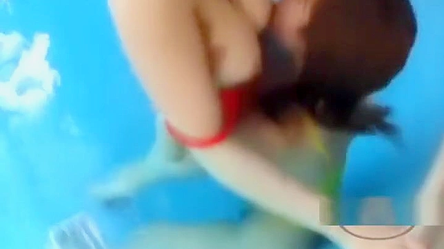 Two Asian Beauties in Swimsuits, Sucking Nipples and Rubbing Their Pussies Passionately.