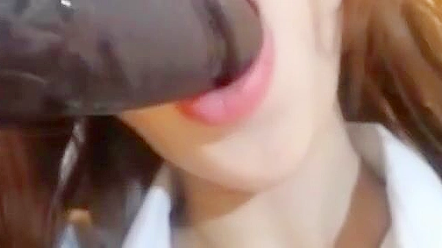 Dildo and Vibrator Action — Asian Babe Masturbates to Intense Orgasms.