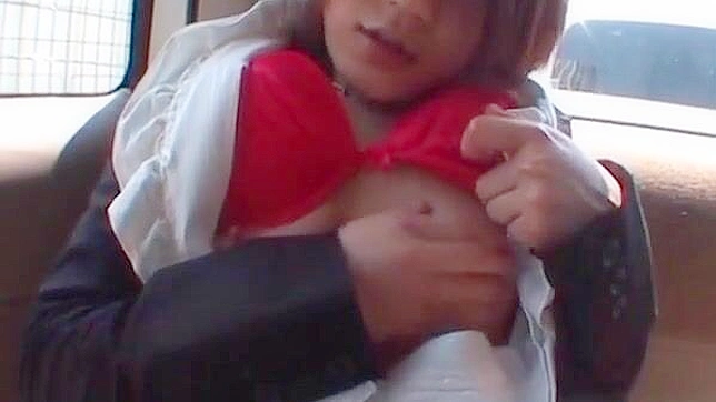 Petite Japanese Schoolgirl Pleasures Her Hungry Pussy with Wild Masturbation on the Bus.