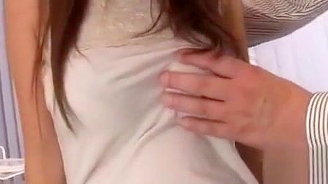 Voracious Satomi Suzuki Unleashes Her Big Tits from Bra and Masturbates Passionately