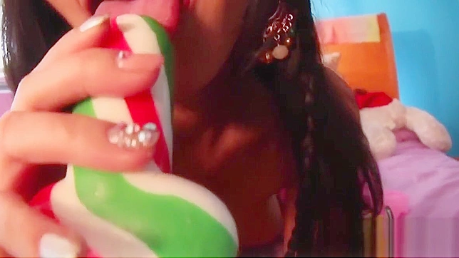 Marica Hase's Sweet Adventure — Playing with a Candy Cock and Having Fun.