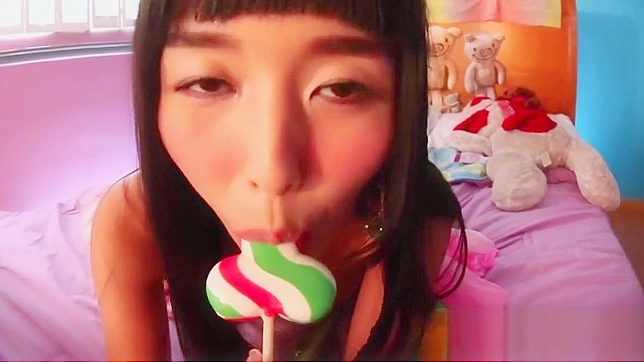 Marica Hase's Sweet Adventure — Playing with a Candy Cock and Having Fun.