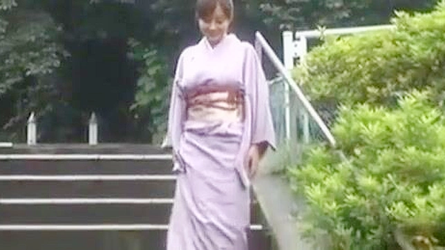 Ryoka in Kimono - Sensual Tease and Erotic Pleasure with a Japanese Beauty.