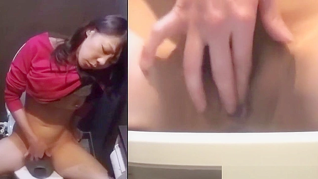 Asian Beauty Fingers Herself and Pees During Intense Masturbation Session.