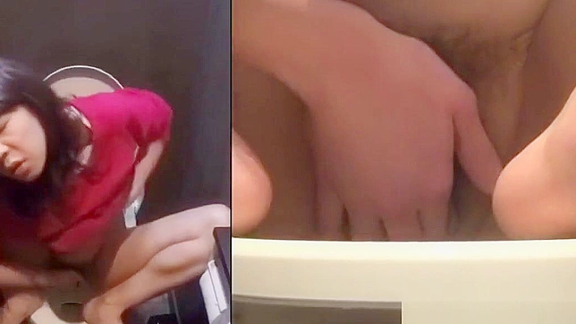 Asian Beauty Fingers Herself and Pees During Intense Masturbation Session.