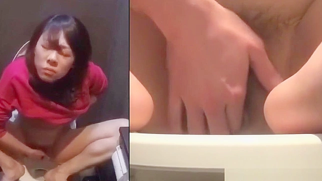 Asian Beauty Fingers Herself and Pees During Intense Masturbation Session.