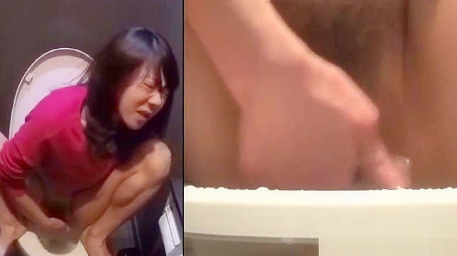 Asian Beauty Fingers Herself and Pees During Intense Masturbation Session.