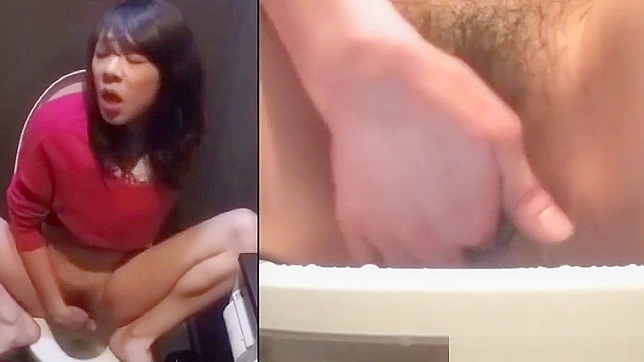 Asian Beauty Fingers Herself and Pees During Intense Masturbation Session.