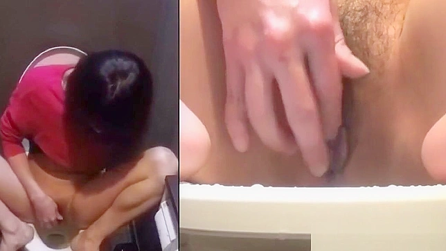 Asian Beauty Fingers Herself and Pees During Intense Masturbation Session.