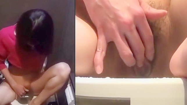 Asian Beauty Fingers Herself and Pees During Intense Masturbation Session.