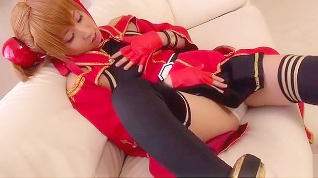 Yuuki Itano, the Oriental Teen Whore, Mellowly Fingers Herself in a Solo Sex Video.