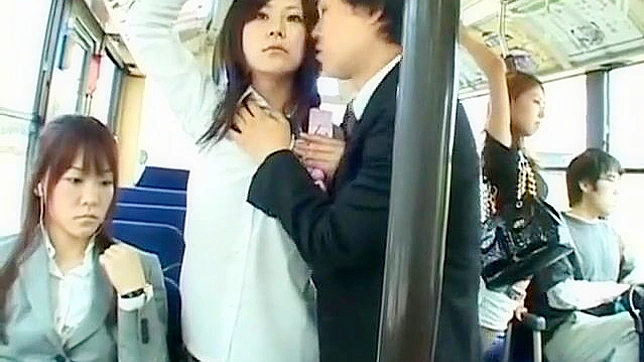 Busty Babe's Wild Public Adventure — Hard Fuck on the Bus, Nonstop Action!