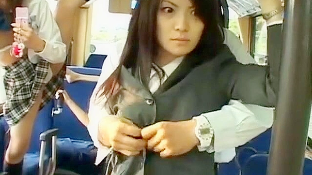 Busty Babe's Wild Public Adventure — Hard Fuck on the Bus, Nonstop Action!