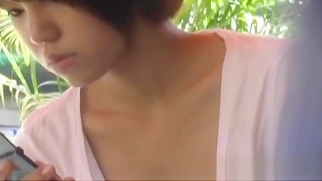 Japanese Teen Solo Masturbation Session, Cumming Hard Under Watchful Eyes