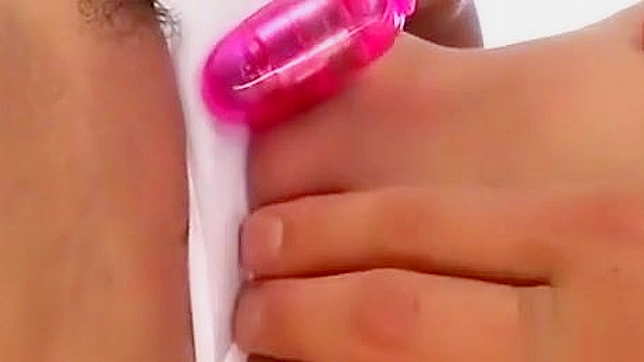 Gorgeous Asian Megumi Haruka Fingers Her Juicy Pussy, Rubbing Her Clit to Orgasm.