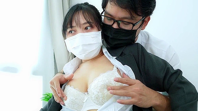 Filthy Japanese Office Bitch Giving Handjobs and Blowjobs to Whole Staff