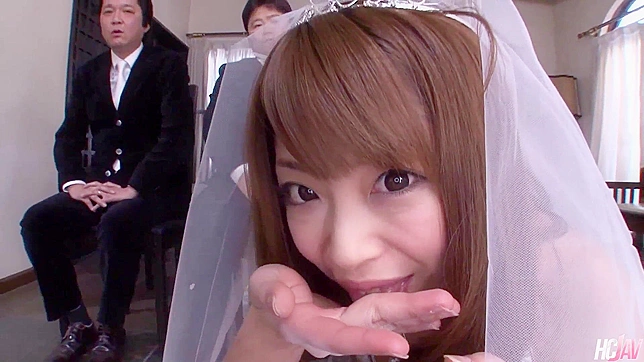 Japanese Bride Gets Gangbanged on Her Wedding Day Like a Slut