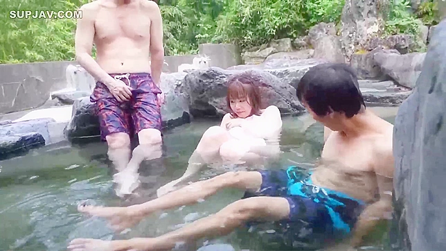 Hot Spring Orgy - Busty Japanese Babe Moans as Big Dick Fucks Her