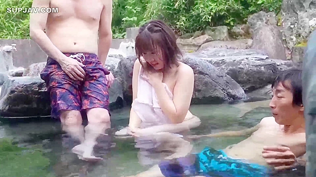 Hot Spring Orgy - Busty Japanese Babe Moans as Big Dick Fucks Her