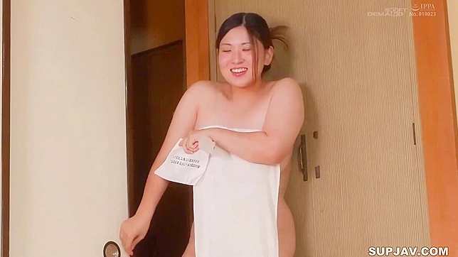 Busty Japanese Slut Sneaks into Bathhouse for Hardcore Sex!