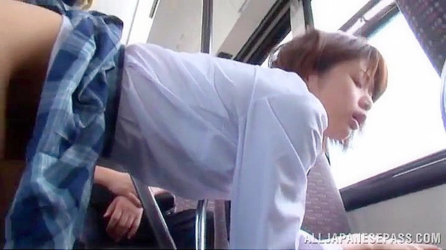 Nanami Kawakami Get Pounded Upskirt by a Stranger on the Bus - Hot Action!