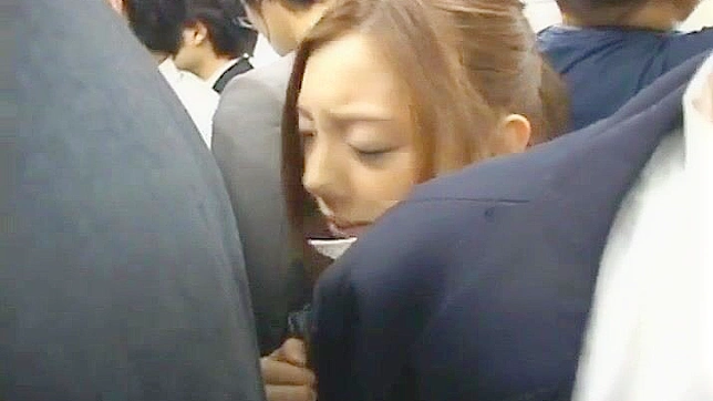 Randy Japanese Slut Azumi Mizushima Getting Fucked Wild in a Crowded Place