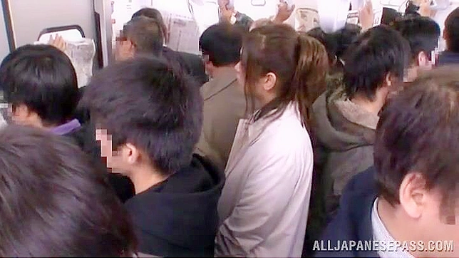 Japanese Hottie Gets Fucked Wildly by a Stranger on the Train - Hot Sex Video
