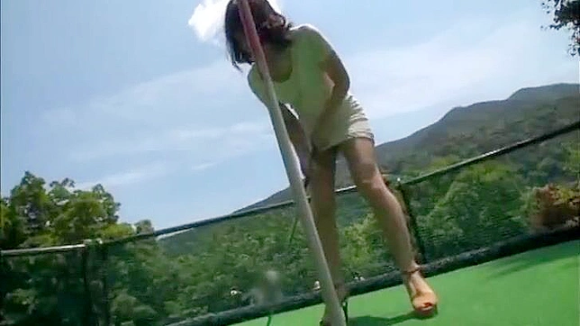 Lustful Asian Babe Bending Over Gets Her Tight Pussy Pounded Hard