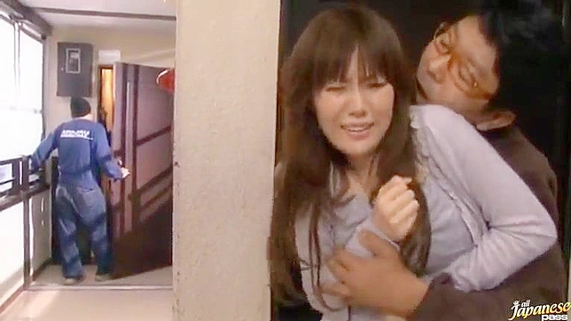 Kinky Asian Man Secretly Fondles Hot Japanese Teen 18+ in Public Place