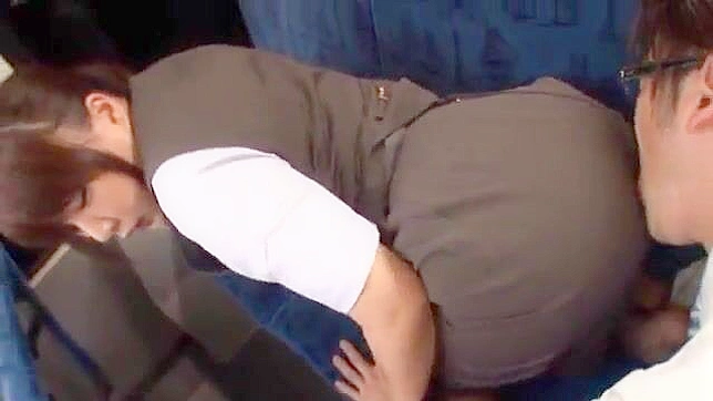 Stunning Japanese Office Girl 18+ Gets Wild with Hot Sex in a Bus