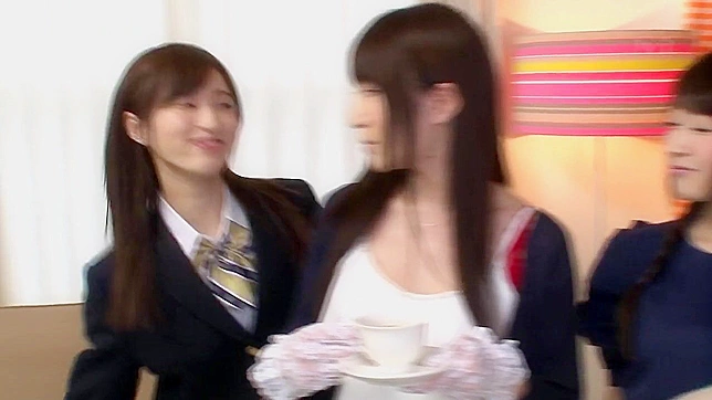 Asian Housewives Team Up for Intense POV Blowjob Session