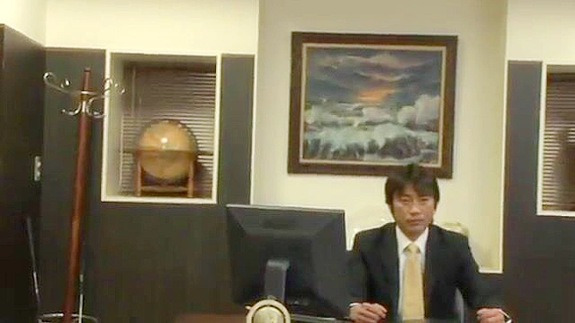 Sexy Secretary Chihara Nakai Pleasures Her Horny Boss Expertly