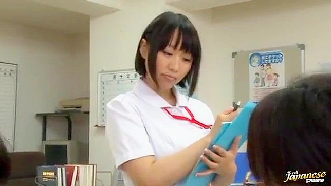 Hot Japanese Nurse Gets Fucked Hard by Her Patient
