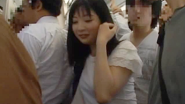 Japanese Cutie Gets Wild in Group Sex Adventure on the Bus