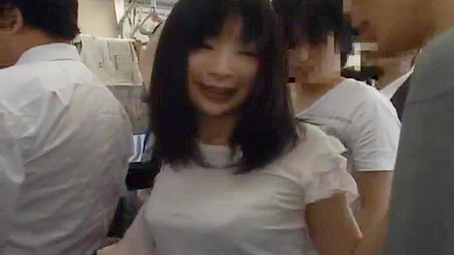 Japanese Cutie Gets Wild in Group Sex Adventure on the Bus