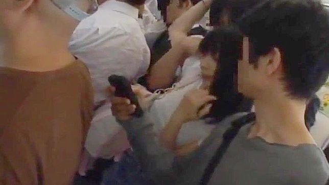 Japanese Cutie Gets Wild in Group Sex Adventure on the Bus