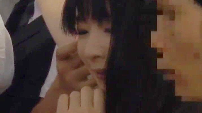 Japanese Cutie Gets Wild in Group Sex Adventure on the Bus