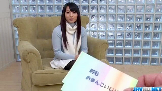 Kokona Sakurai Enjoys Seductive Poses While Masturbating