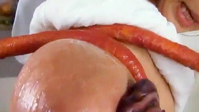 Busty Hitomi Tanaka Gets Wildly Fucked by Monster Cock in Kitchen