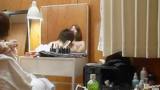 Naughty Hairdresser Pounds Sexy Japanese Babe on the Couch