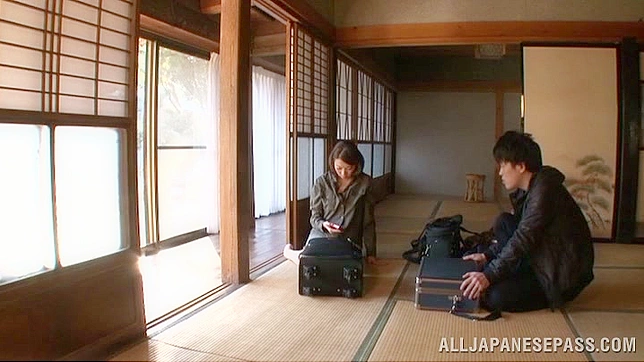 Mio Takahashi Sucks Dick on Patio, Gets Cum on Palms for Hot Finish