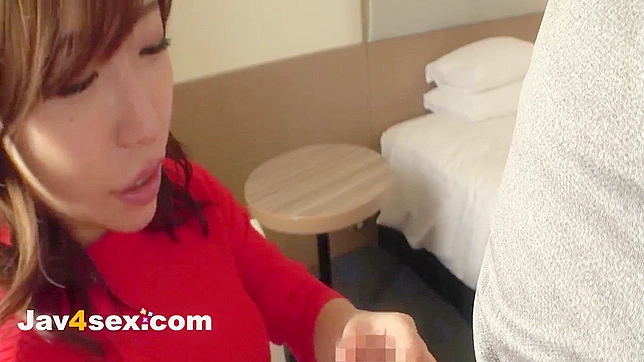 Aria's yummy spot on a red sweater ride with mind-blowing oral jobs - whore drools jism during Adult Video!