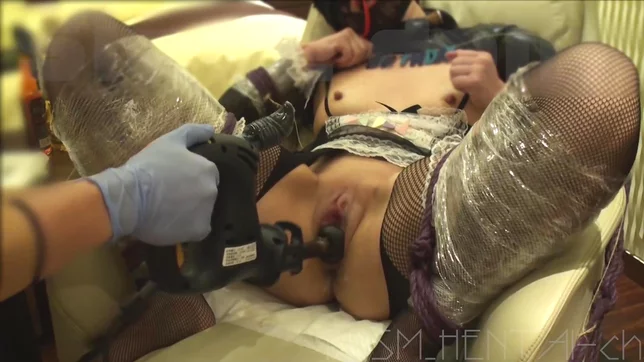 Super Fast Piston Action Makes Her Cum Nonstop Until She Collapses