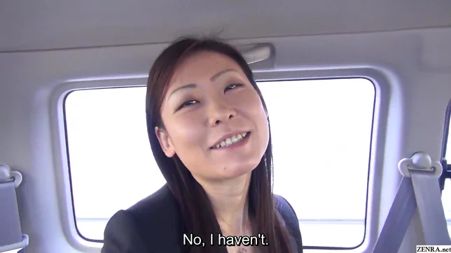 Voluptuous Japanese MILF Naked Car Ride and Wild Outdoor Sex