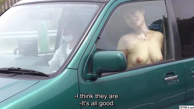 Voluptuous Japanese MILF Naked Car Ride and Wild Outdoor Sex