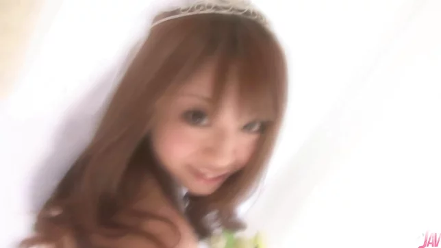 Japanese Bride Mirei Oomori Gets Gangbanged Raw on Her Wedding Day