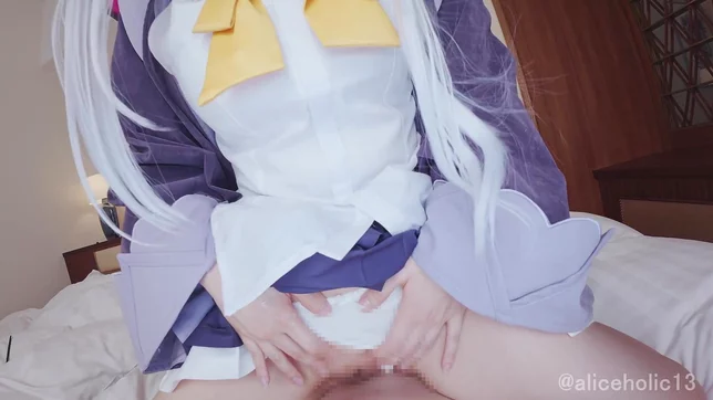 Elaina in Playful Cosplay Ends Up Soaked, Dumb, and Packed with Cum