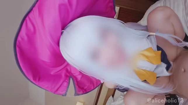 Elaina in Playful Cosplay Ends Up Soaked, Dumb, and Packed with Cum